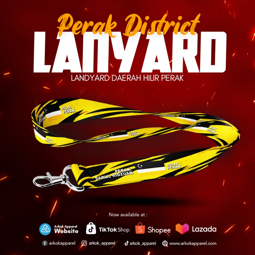 Landyard Hilir Perak | Best Quality