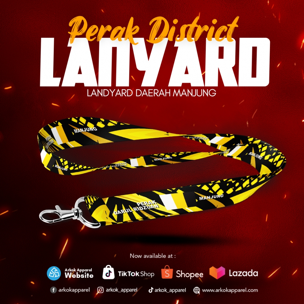 Lanyard Manjung Perak I Best Quality