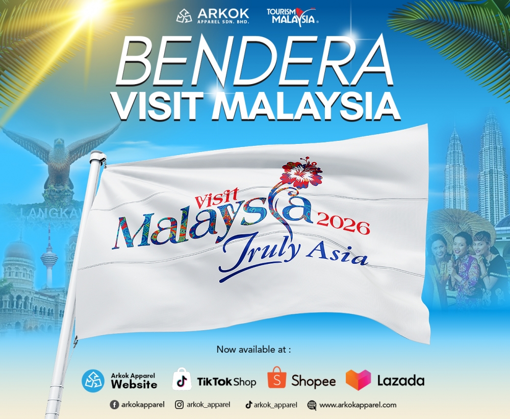 Bendera Visit Malaysia | Best Quality