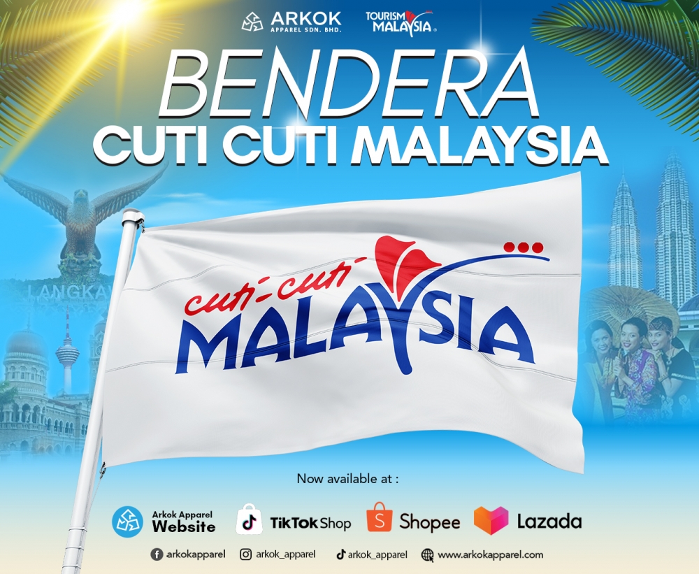 Bendera Cuti-cuti Malaysia | Best Quality