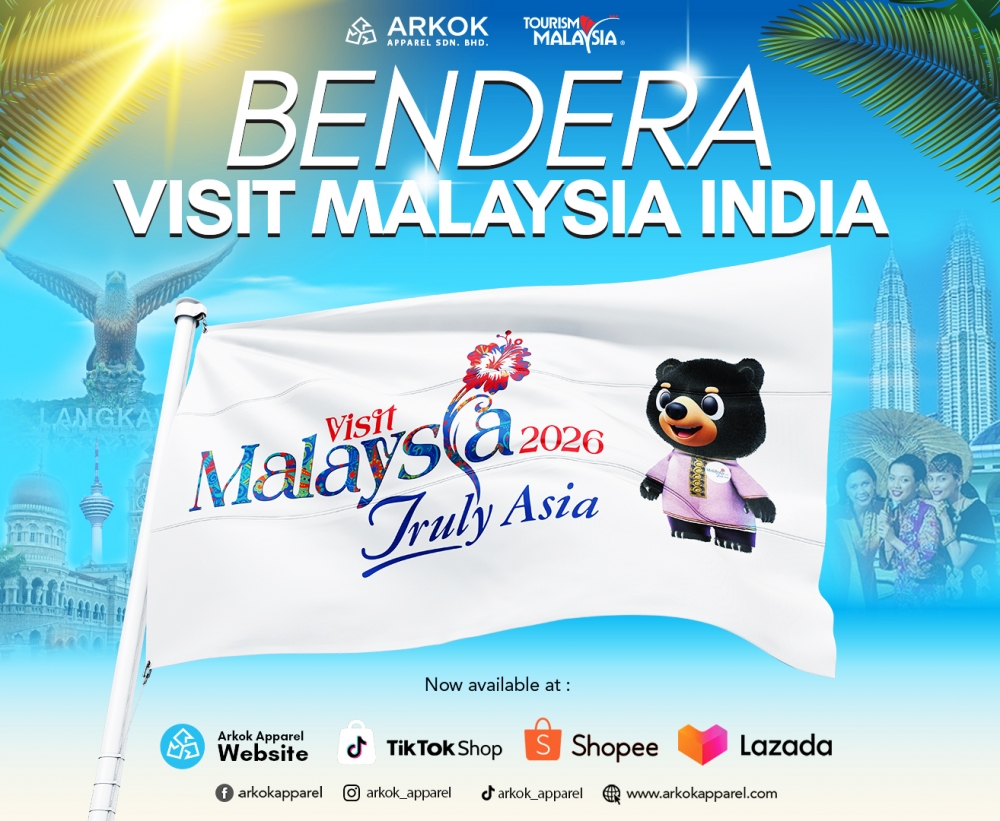 Bendera Visit Malaysia India | Best Quality