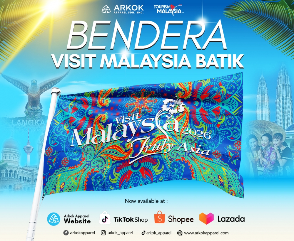 Bendera Visit Malaysia Batik | Best Quality