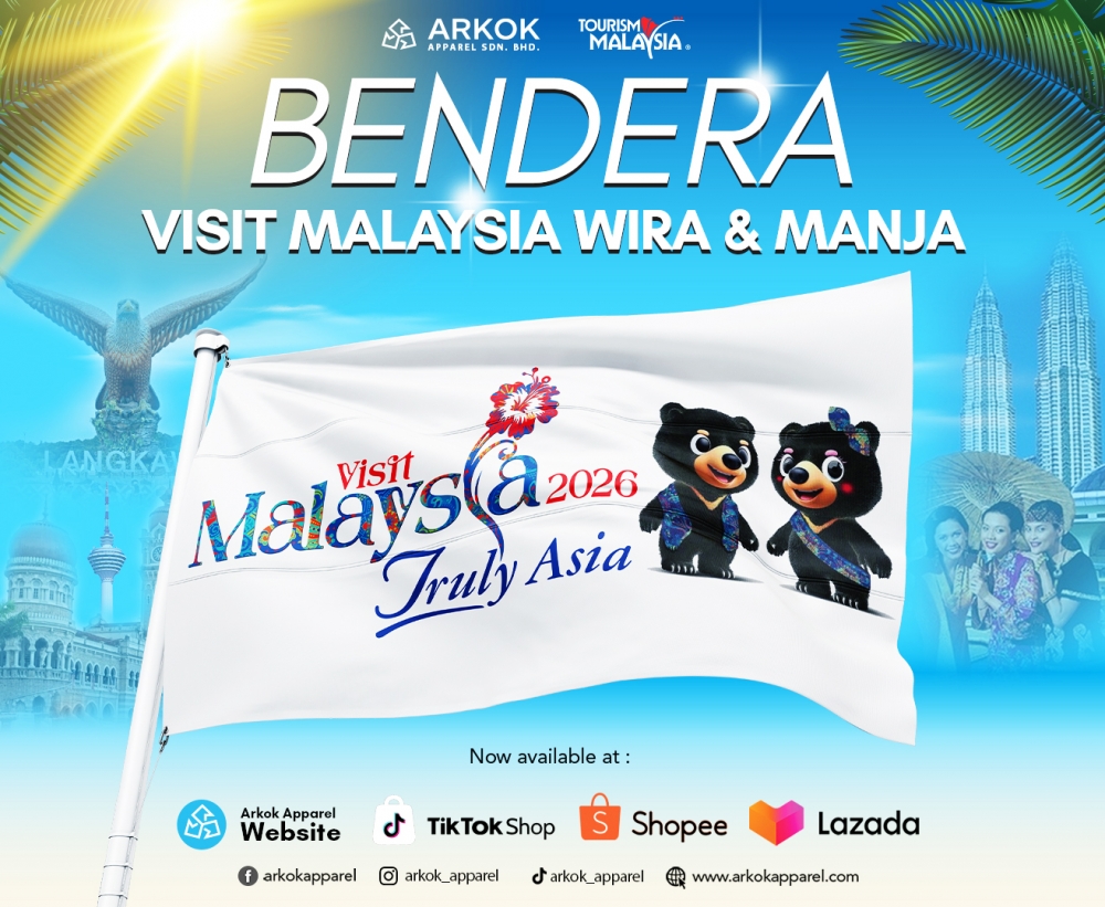 Bendera Visit Malaysia Wira&Manja | Best Quality