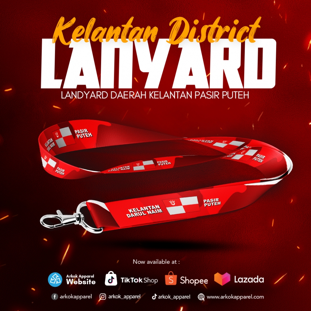 Lanyard Daerah Pasir Puteh | Best Quality