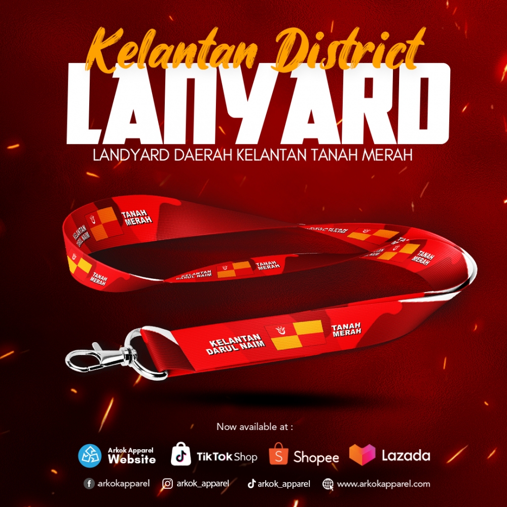 Lanyard Daerah Tanah Merah | Best Quality