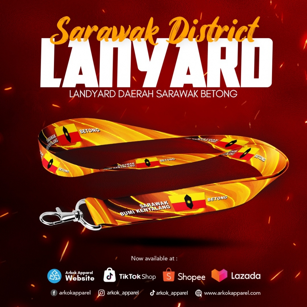 Lanyard Betong Sarawak I Best Quality