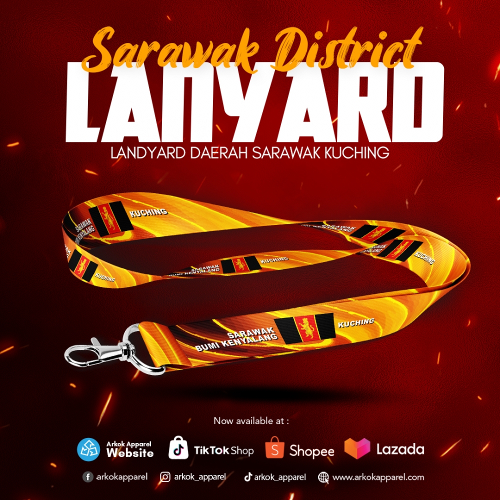 Landyard Kuching Sarawak I Best Quality