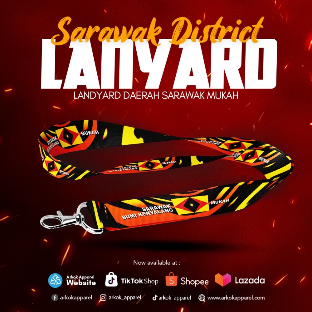 Lanyard Mukah Sarawak | Best Quality