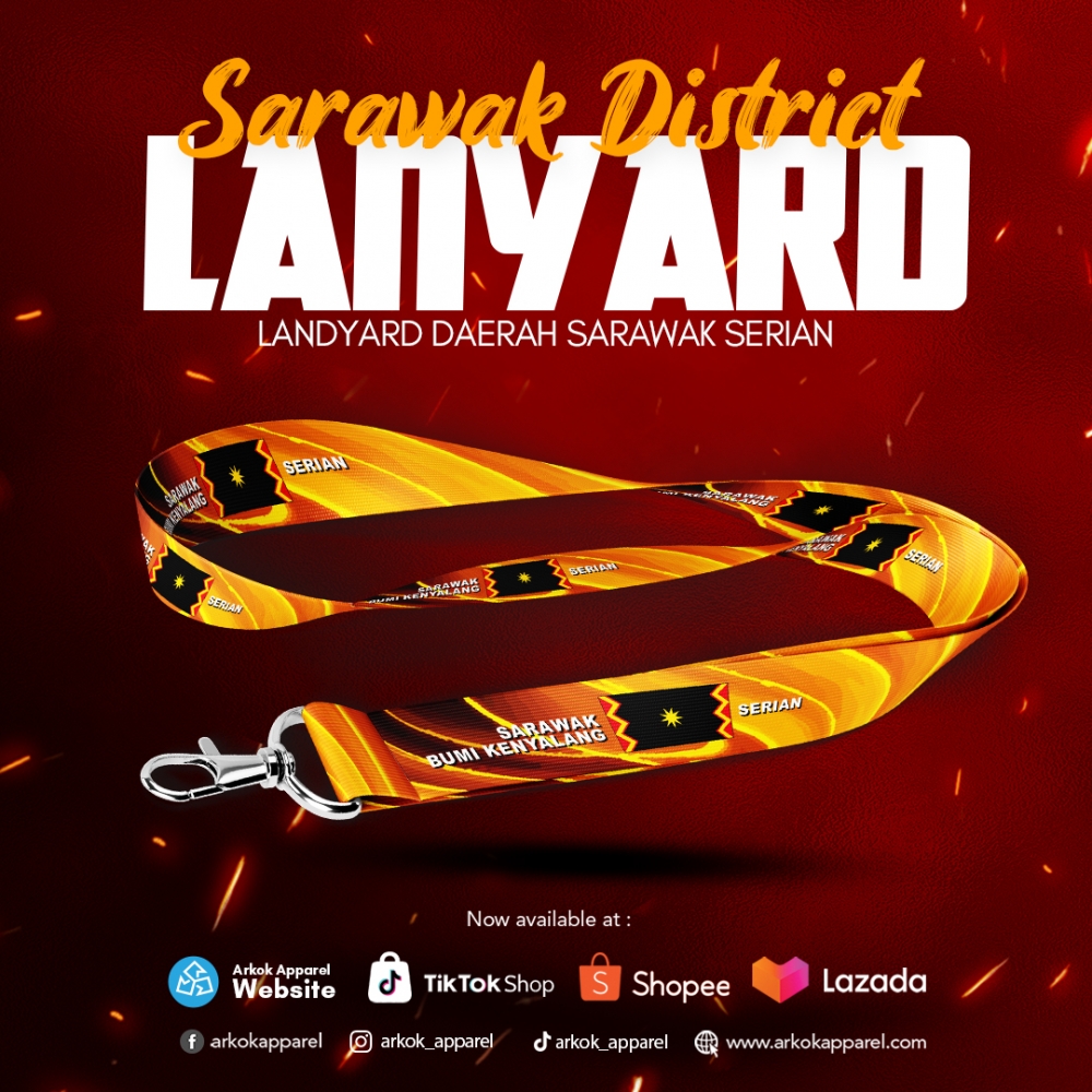 Lanyard Serian Sarawak | Best Quality