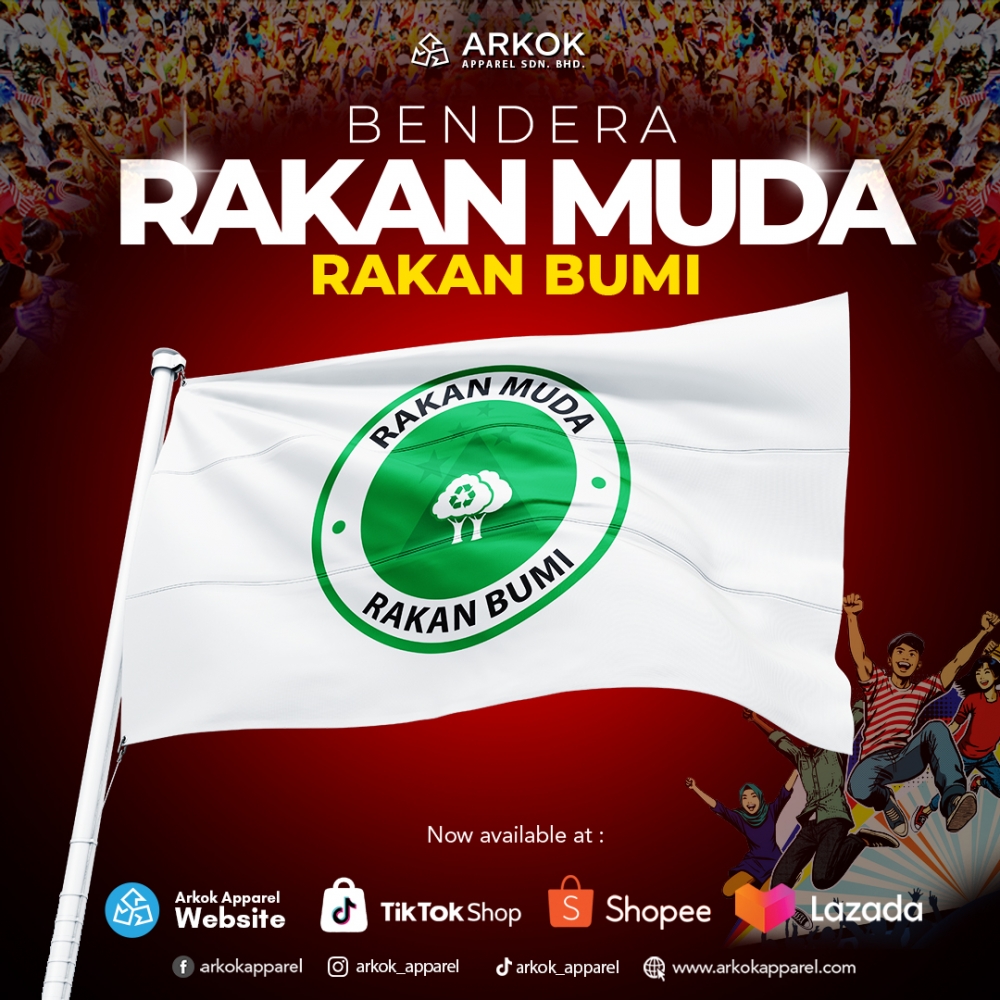 Bendera Rakan Muda Bumi | Best Quality