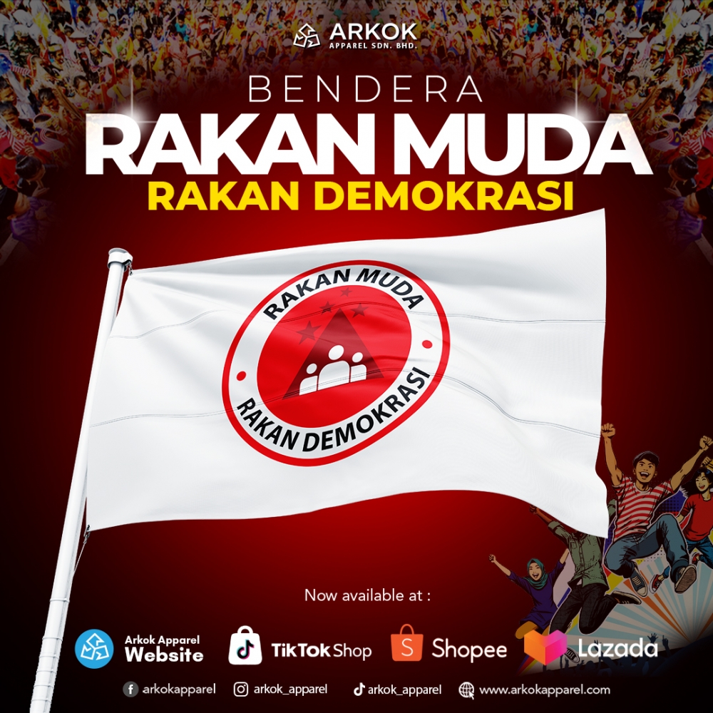 Bendera Rakan Muda Demokrasi | Best Quality