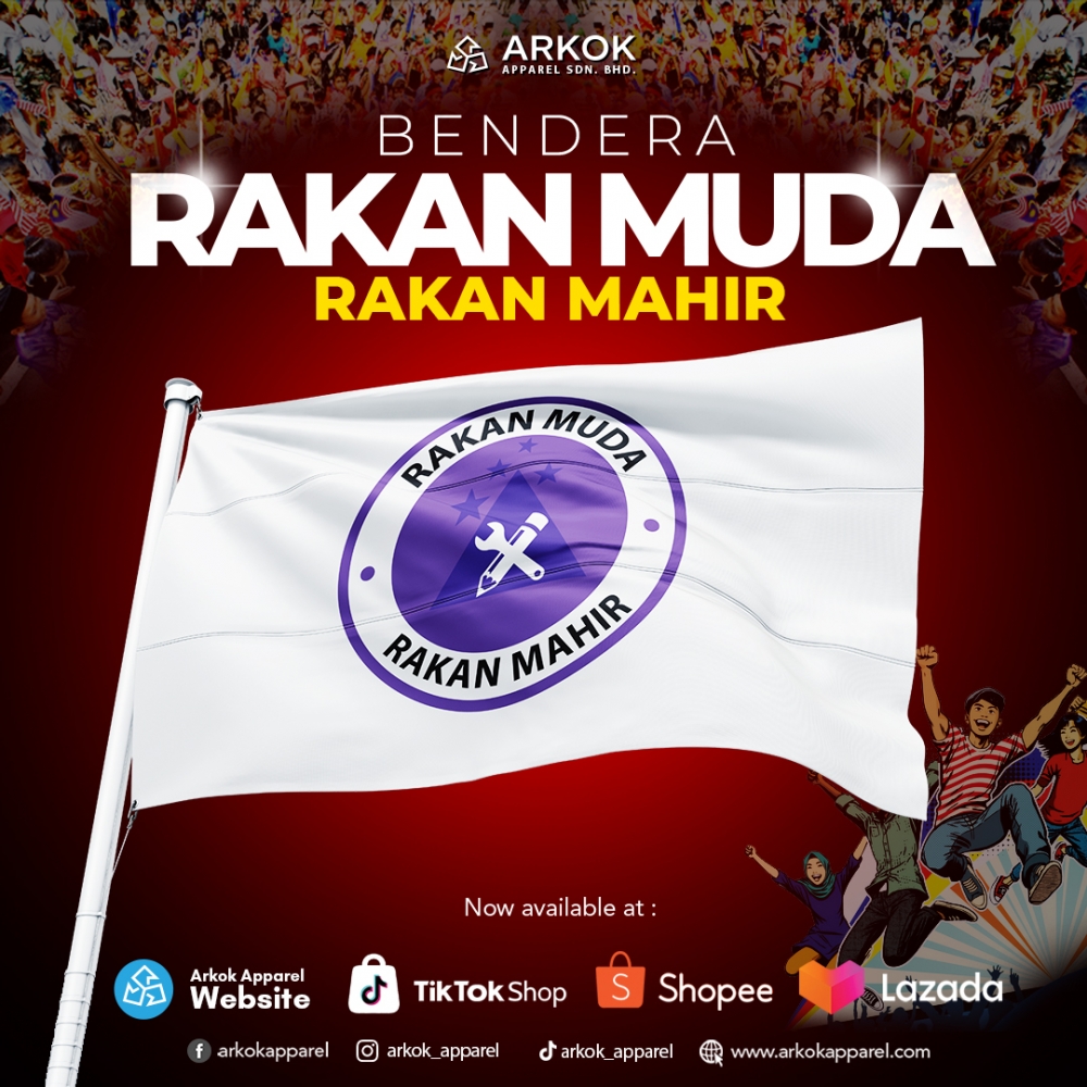 Bendera Rakan Muda Mahir | Best Quality