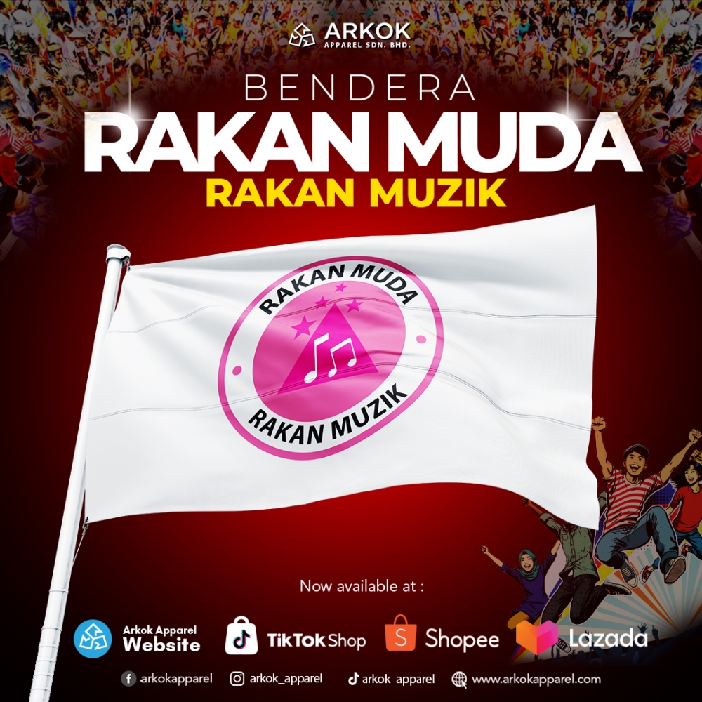 Bendera Rakan Muda Muzik | Best Quality