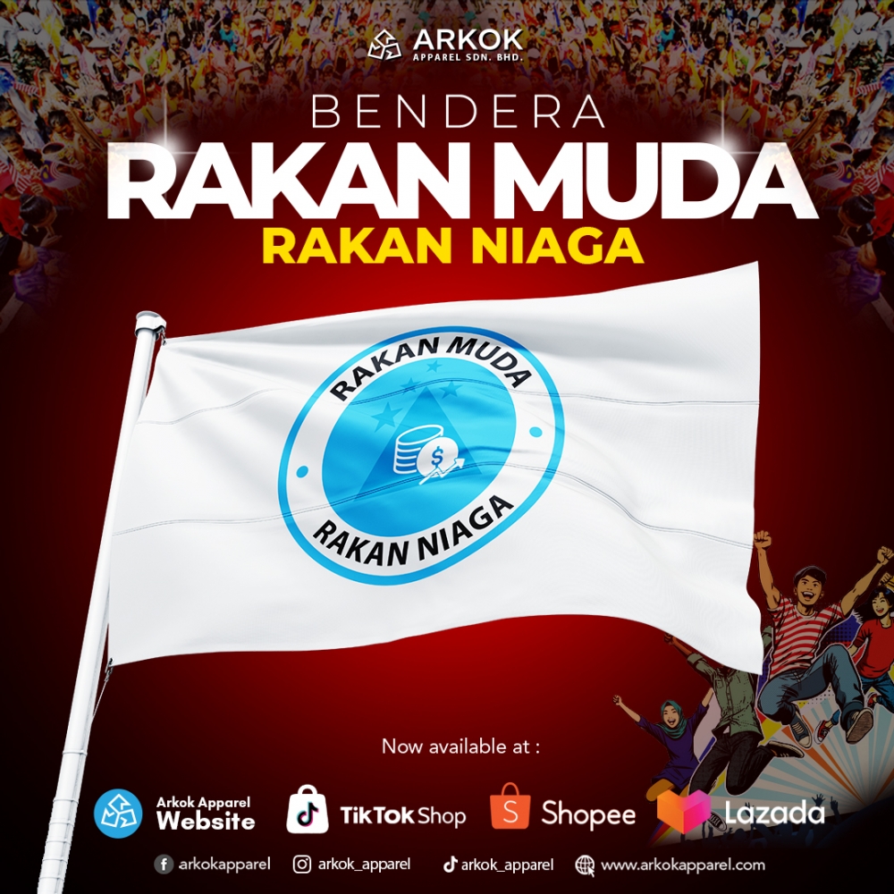 Bendera Rakan Muda Niaga | Best Quality