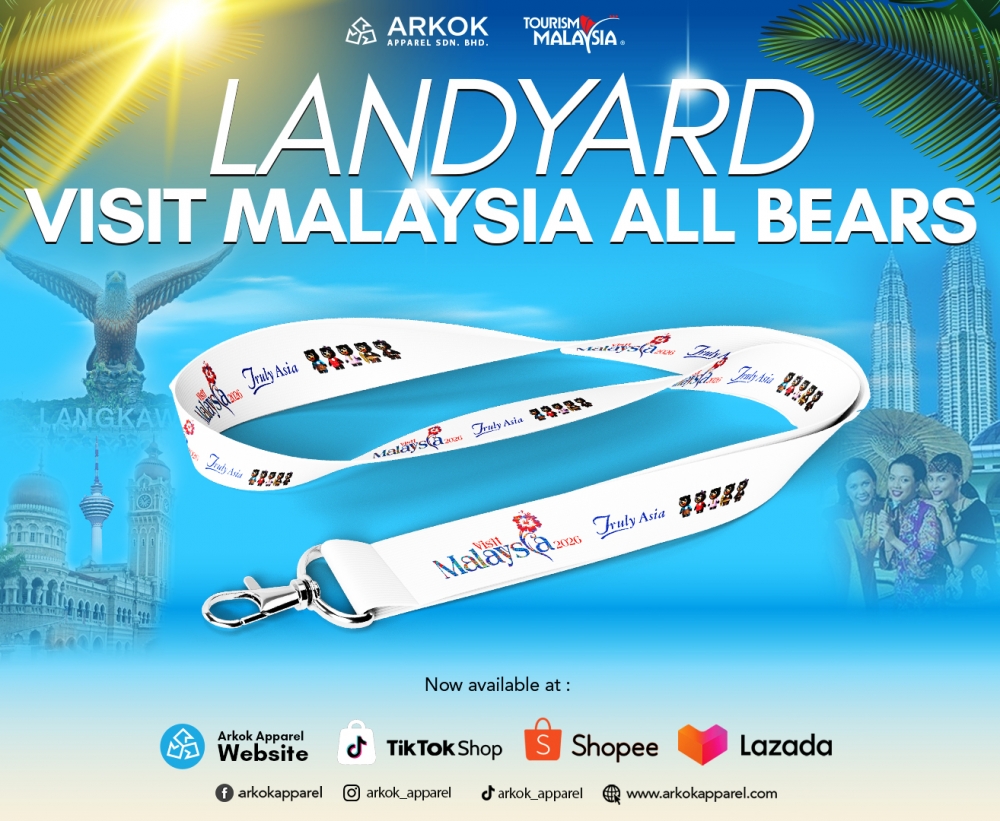 [High Quality] Lanyard All Bears Visit Malaysia