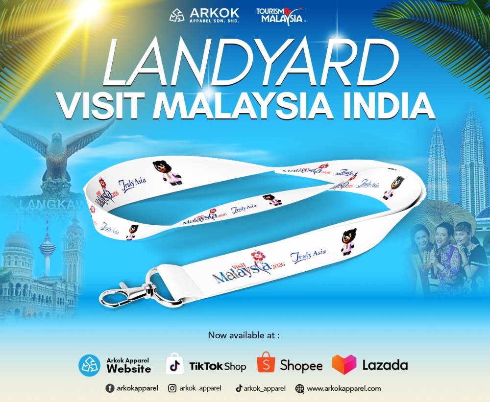 [High Quality] Lanyard Visit Malaysia India