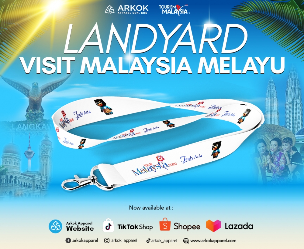 [High Quality] Lanyard Visit Malaysia Melayu