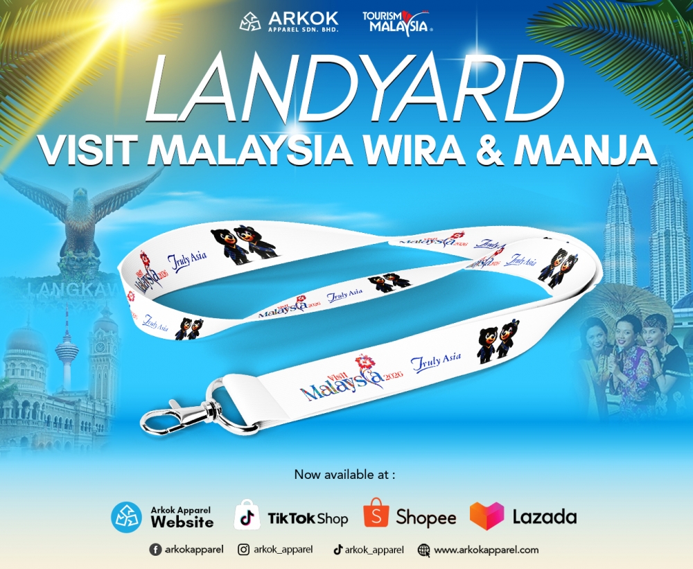 [High Quality] Lanyard Visit Malaysia Wira&Manja