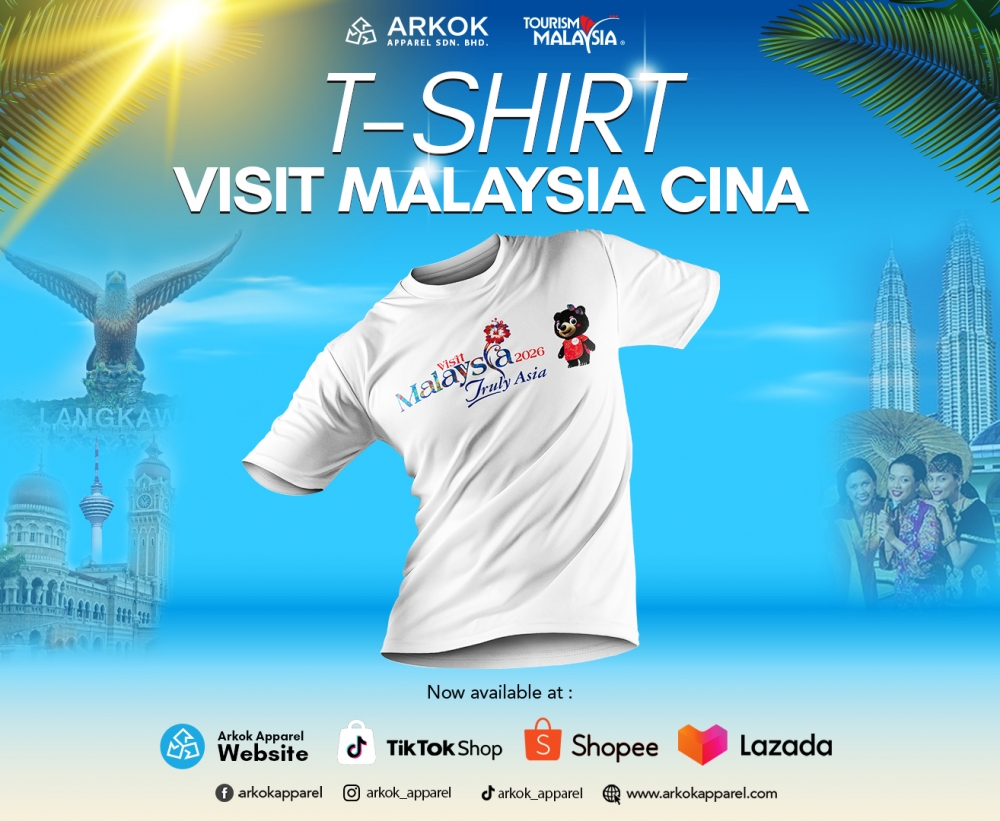 [READYSTOCK] T-shirt Visit Malaysia Cina