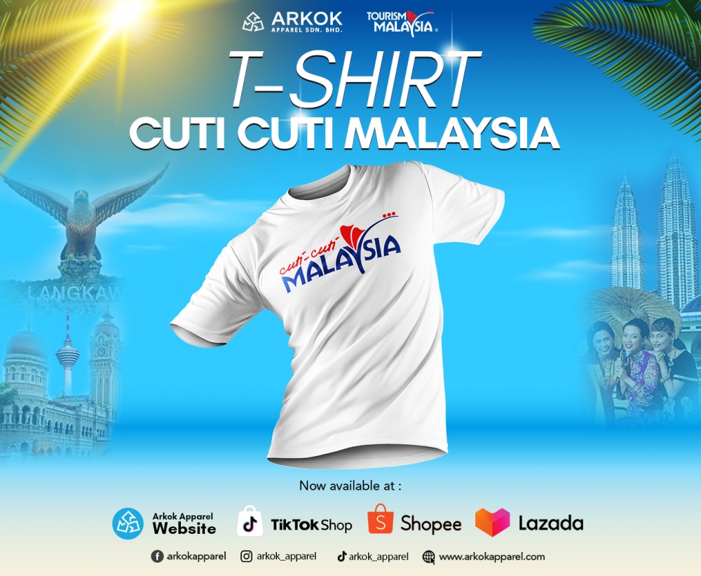 [READYSTOCK] T-shirt Visit Malaysia | Cuti cuti Malaysia