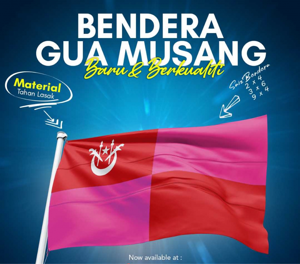 Bendera Gua Musang Kelantan