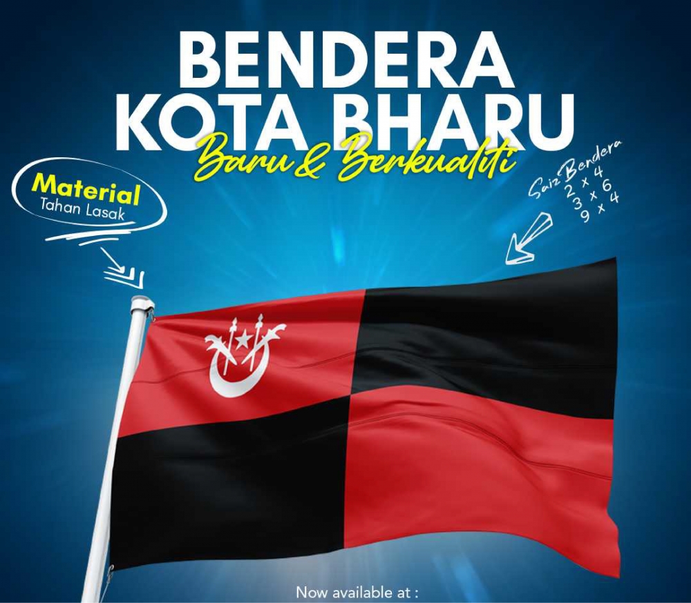 Bendera Kota Bharu Kelantan