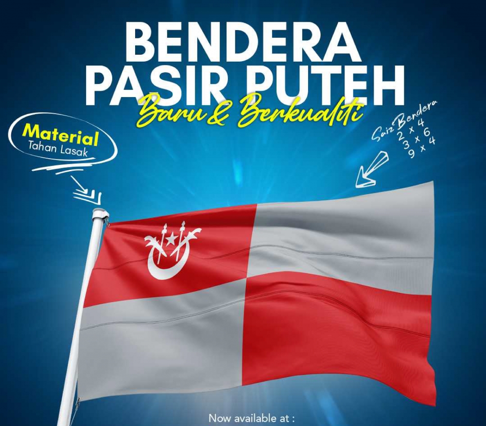 Bendera Pasir Puteh Kelantan