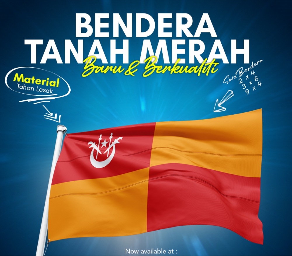 Bendera Tanah Merah Kelantan